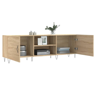 TV-taso Sonoma-tammi 150x30x50 cm tekninen puu