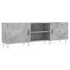 TV-taso betoninharmaa 150x30x50 cm tekninen puu