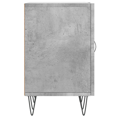 TV-taso betoninharmaa 150x30x50 cm tekninen puu