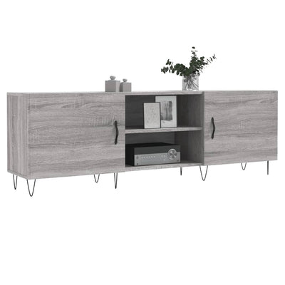 TV-taso harmaa Sonoma 150x30x50 cm tekninen puu