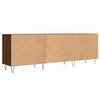 TV-taso ruskea tammi 150x30x50 cm tekninen puu