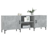 TV-taso betoninharmaa 150x30x50 cm tekninen puu