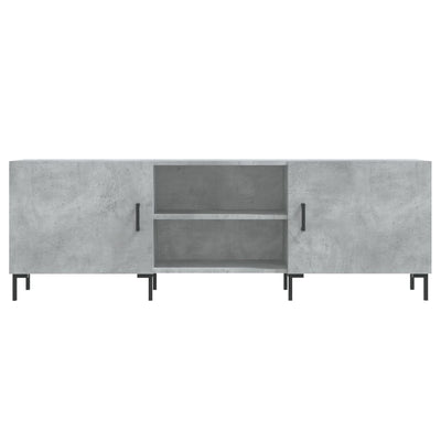 TV-taso betoninharmaa 150x30x50 cm tekninen puu