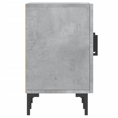 TV-taso betoninharmaa 150x30x50 cm tekninen puu