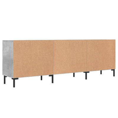 TV-taso betoninharmaa 150x30x50 cm tekninen puu