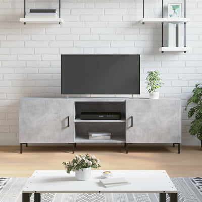 Betoninharmaa tv-taso Caraba 150x30x50cm (puinen)