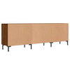 TV-taso ruskea tammi 150x30x50 cm tekninen puu