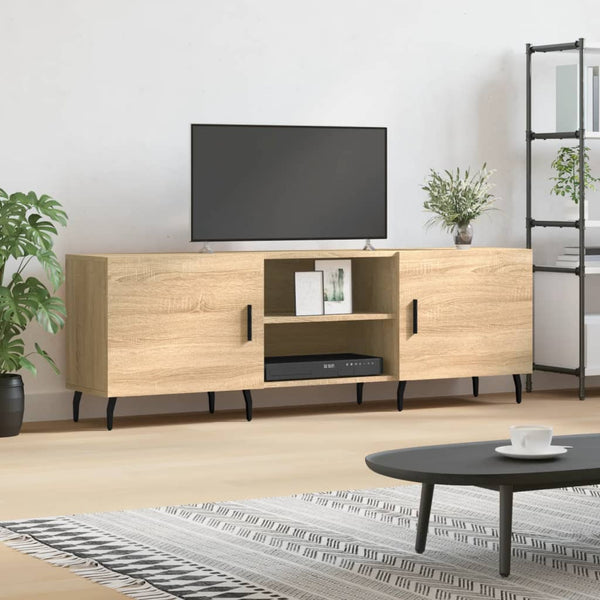 TV-taso Sonoma-tammi 150x30x50 cm tekninen puu