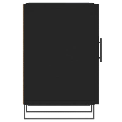 TV-taso musta 150x30x50 cm tekninen puu