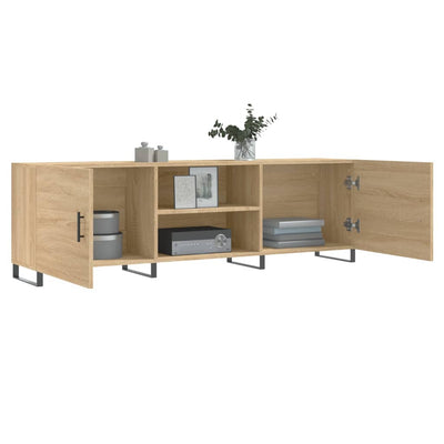 TV-taso Sonoma-tammi 150x30x50 cm tekninen puu