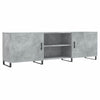 Betoninharmaa TV-taso 150x30x50 cm teknisestä puusta
