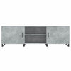 Betoninharmaa TV-taso 150x30x50 cm teknisestä puusta