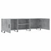 Betoninharmaa TV-taso 150x30x50 cm teknisestä puusta