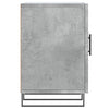 Betoninharmaa TV-taso 150x30x50 cm teknisestä puusta