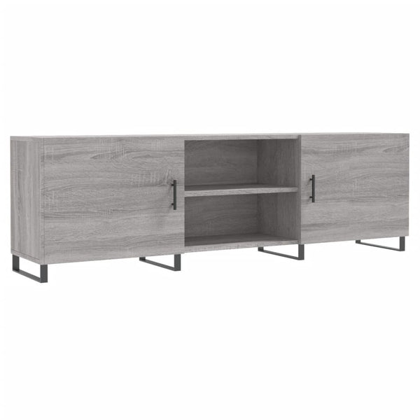 Sonoma TV-taso harmaana 150x30x50 cm teknisestä puusta