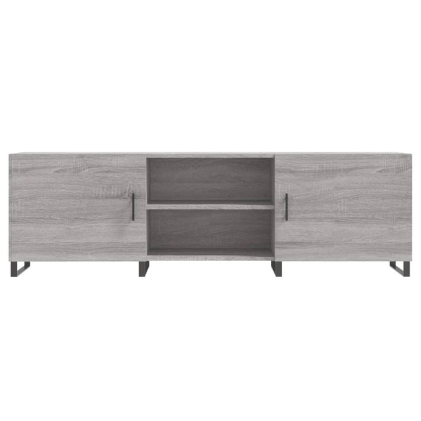 Sonoma TV-taso harmaana 150x30x50 cm teknisestä puusta