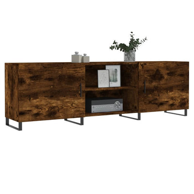 TV-taso ruskea tammi 150x30x50 cm tekninen puu