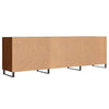 TV-taso ruskea tammi 150x30x50 cm tekninen puu