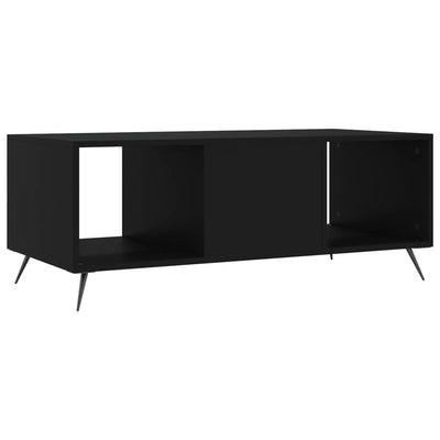 Sohvapöytä musta 102x50x40 cm tekninen puu