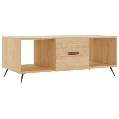 Sohvapöytä Sonoma-tammi 102x50x40 cm tekninen puu
