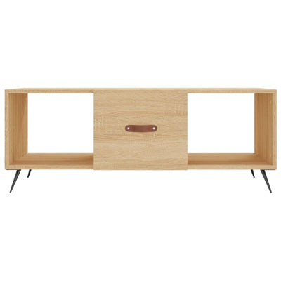 Sohvapöytä Sonoma-tammi 102x50x40 cm tekninen puu