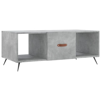 Sohvapöytä betoninharmaa 102x50x40 cm tekninen puu