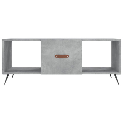 Sohvapöytä betoninharmaa 102x50x40 cm tekninen puu
