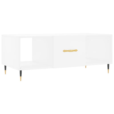 Valkoinen sohvapöytä Abigel 102x50x40cm (puinen)