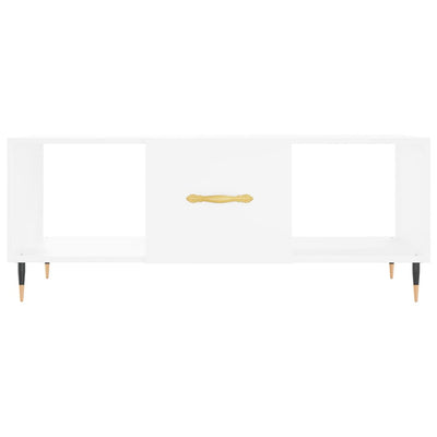 Valkoinen sohvapöytä Abigel 102x50x40cm (puinen)