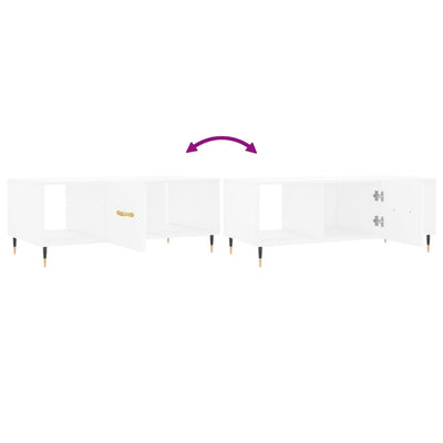 Valkoinen sohvapöytä Abigel 102x50x40cm (puinen)