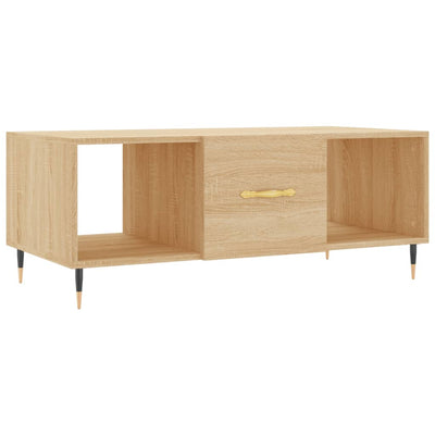 Sohvapöytä Sonoma-tammi 102x50x40 cm tekninen puu