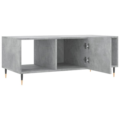Sohvapöytä betoninharmaa 102x50x40 cm tekninen puu