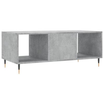Sohvapöytä betoninharmaa 102x50x40 cm tekninen puu