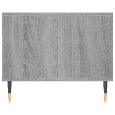 Sohvapöytä harmaa Sonoma 102x50x40 cm tekninen puu