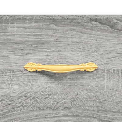 Sohvapöytä harmaa Sonoma 102x50x40 cm tekninen puu