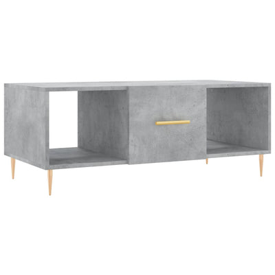 Sohvapöytä betoninharmaa 102x50x40 cm tekninen puu
