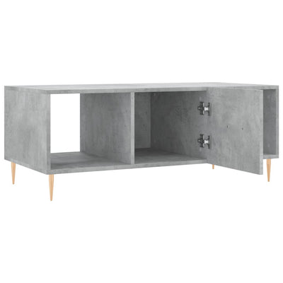 Sohvapöytä betoninharmaa 102x50x40 cm tekninen puu