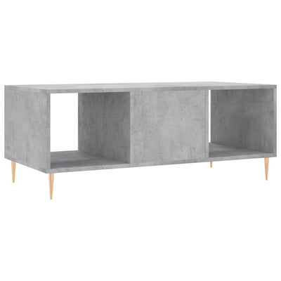 Sohvapöytä betoninharmaa 102x50x40 cm tekninen puu