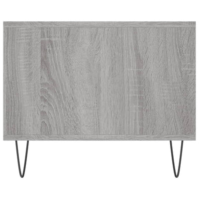 Sohvapöytä harmaa Sonoma 102x50x40 cm tekninen puu