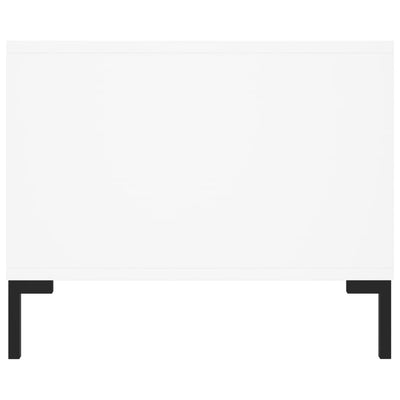 Valkoinen sohvapöytä Ielinca 102x50x40cm (puinen)