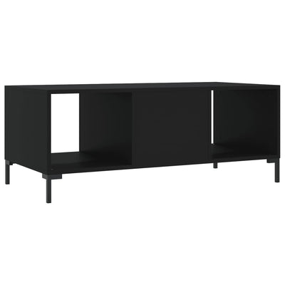 Sohvapöytä musta 102x50x40 cm tekninen puu
