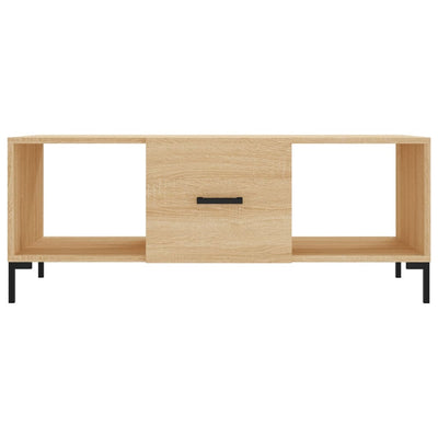 Sohvapöytä Sonoma-tammi 102x50x40 cm tekninen puu