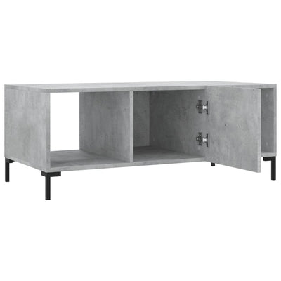 Sohvapöytä betoninharmaa 102x50x40 cm tekninen puu