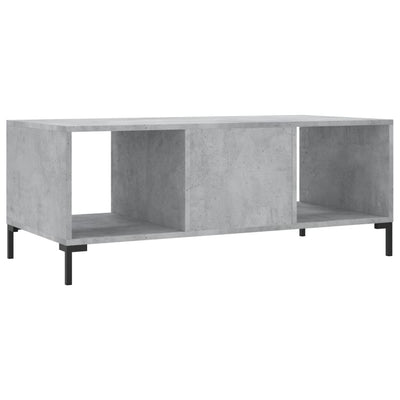 Sohvapöytä betoninharmaa 102x50x40 cm tekninen puu