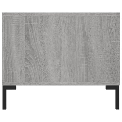Sohvapöytä harmaa Sonoma 102x50x40 cm tekninen puu