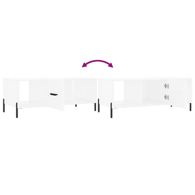 Valkoinen sohvapöytä Ursula 102x50x40cm (puinen)