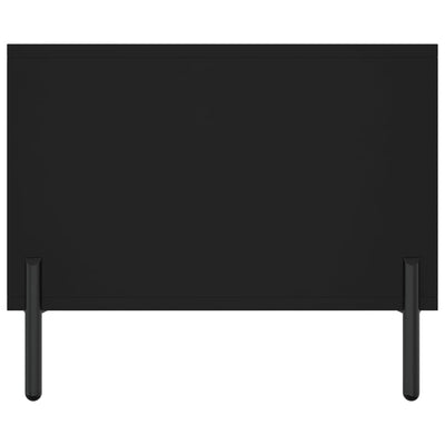 Sohvapöytä musta 102x50x40 cm tekninen puu