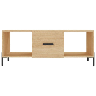 Sohvapöytä Sonoma-tammi 102x50x40 cm tekninen puu
