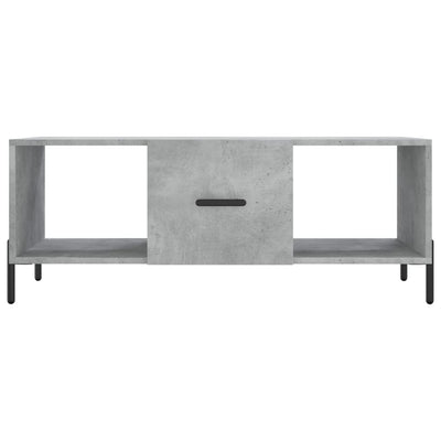 Sohvapöytä betoninharmaa 102x50x40 cm tekninen puu
