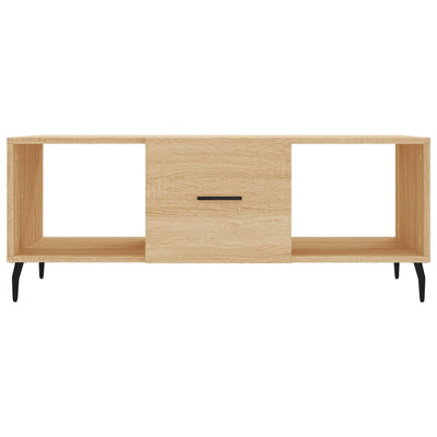 Sohvapöytä Sonoma-tammi 102x50x40 cm tekninen puu